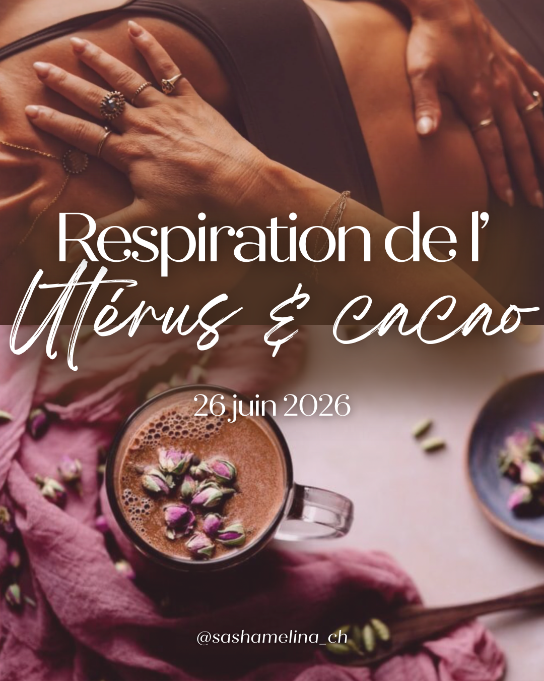 Respiration de l'utérus & cacao